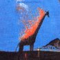 Dali BURNING GIRAFFE Long Sleeve Art Print T Shirt Men's Size XL