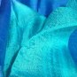 Thai Handcraft Silk Fabric Scarf Vivid Multicolor PURPLES and BLUES Direct from Thailand 8-26