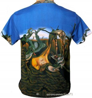 Salvador Dali Daddy Longlegs HOPE Hand Print Fine Art Short Sleeve T Shirt Mens M