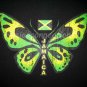 JAMAICA BUTTERFLY New Roots REGGAE T-Shirt XL Black