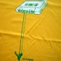 I'm Playing Tape Swing CISSE DJ Disco Rave Party T-shirt Asian L Large Yellow BNWT