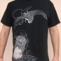 TSURU KAME TAI New RONIN Japan Acid Wash T Shirt L BNWT