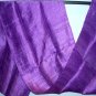 Thai ROYAL PURPLE New Hand Crafted Silk Fabric Scarf