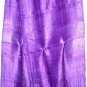 Thai ROYAL PURPLE New Hand Crafted Silk Fabric Scarf