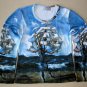 Salvador Dali THE SHIP LONG SLEEVE Fine Art Print Shirt Misses S Small