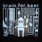 BRAIN FOR BEER Fun New CISSE T-Shirt Asian M L XL BNWT
