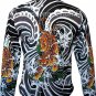 Japanese TIGER IREZUMI Japan Tattoo LONG SLEEVE T Shirt Mens M Medium