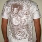 Japan RAIJIN THUNDER GOD Irezumi Tattoo Short Sleeve T Shirt M Brown
