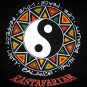 RASTAFARIAN Ying Yang Rasta T-shirt by Reggae M Black