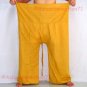 Thai PLUS SIZE Cotton Drill Fisherman Pants XXXL AMBER Stripe Casual Asian Yoga Trousers