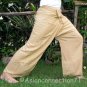 Thai Cotton Drill FREESIZE Fisherman Yoga Pants PURPLE Stripe