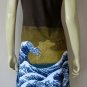 GIANT WAVE Hokusai Japanese UKIYOE Japan Art Print Dress Misses XL Size 16-18