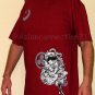 BUSHIDO BATTLE Japanese RONIN Tokyo Yakuza T-Shirt L RED