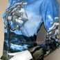 Salvador Dali THE SHIP LONG SLEEVE Fine Art Print Shirt Misses M Medium