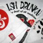 FOOLISH DRUNKARD New RONNIN Japan T-shirt M White BNWT!