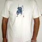 NAGINATA SPEAR SAMURAI RONIN Japan Tokyo Yakuza T-Shirt S Small Cream