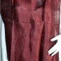 Thai Handmade Pure Silk Fabric Scarf Crimson MAROON Mangosteen