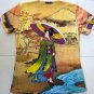 Utamaro Ukiyoe New Japanese Geisha Cap Sleeve T-Shirt L