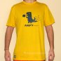 ANGRY_ _ _ New CISSE Cotton T-shirt Asian XL Yellow NWT