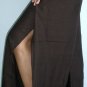 Thai Wrap Pants FREESIZE Rayon DARK BROWN Yoga Trousers