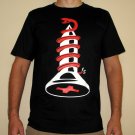 SNAKE SCREW New Raw Denim Brand Club T-shirt Black M