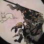 Full Moon USAGI and SARU RONIN Japan Tokyo Yakuza T-shirt M Medium Black