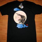Full Moon USAGI and SARU RONIN Japan Tokyo Yakuza T-shirt M Medium Black
