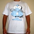 FACE TO FACE New Raw Denim Brand Club T-shirt White L