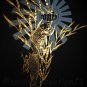 RONIN Vintage Gold Foil KOI Print T-Shirt L Dk Blue NWT