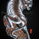 TORA TIGER New RONIN Japan Yakuza T-shirt L Black BNWT!