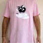 SURREAL FLYING COW New CISSE T-Shirt Asian XL PINK BNWT