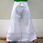 Thai Wrap Pants WHITE Cotton Yoga Dance Beach Trousers FREESIZE S-XL
