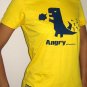 ANGRY Monster Cute New Cisse Cap Slv T-shirt Miss S NWT