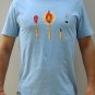 MATCH HEAD Fun New T-shirt by CISSE Asian L Blue BNWT!