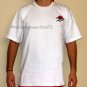 MAP of JAPAN Cool New EMBROIDERED T-shirt Asian M White