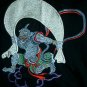 RAIJIN FUJIN Japanese Gods Long Sleeve EMBROIDERED T Shirt M