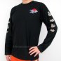 RAIJIN FUJIN Japanese Gods Long Sleeve EMBROIDERED T Shirt M