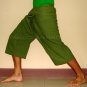3 Pair Thai Cotton Yoga Fisherman Capri SHORT Pants FREESIZE