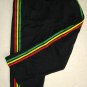 Roots RASTA PINSTRIPE New Retro REGGAE Track Pants S