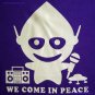 WE COME IN PEACE New Cisse Alien DJ T-shirt Miss S BNWT