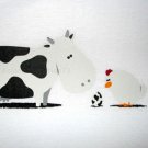 CHICKEN AFFAIR Fun New CISSE T-shirt Asian XL White NWT