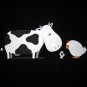 CHICKEN AFFAIR Fun New CISSE T-shirt Asian XL White NWT