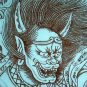 RAIJIN Japan THUNDER GOD Tattoo Shirt LONG SLEEVE L Brn