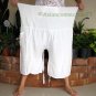 Thai PLUS SIZE Fisherman Capri SHORT Pants Yoga Trousers WHITE Rayon XXL 2XL