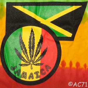 JAMAICA HERB Sexy New Rasta Tie Dye REGGAE Tank Top S