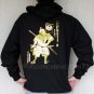 GOLD SAMURAI New RONIN Hoodie Sweatshirt L/XL Black NWT