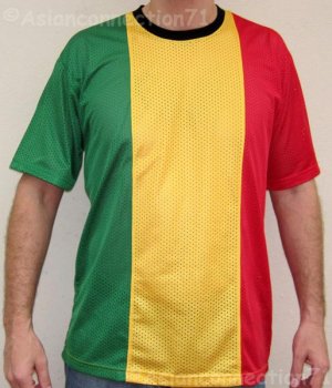 Roots Rasta Reggae Dub DJ Mesh T-Shirt Mens M L XL NEW!