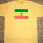 UPRISING New Irie Roots Rasta REGGAE T-shirt L Yellow