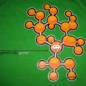 GENETICALLY GAMER New CISSE T-Shirt Asian M Green BNWT!