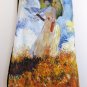 Monet WOMAN with PARASOL New Hand Printed Art Skirt S-XL